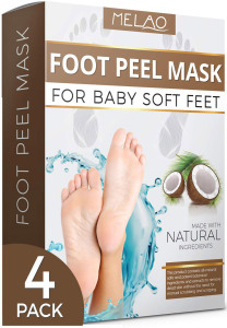 Foot peel mask private label peppermint wholesale nourishing peeling feet patch cotton without liquid foot peel mask dry patch