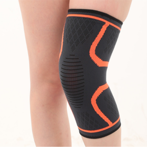FREE SAMPLE sports safety anti slip compression knee support for hiking jogging