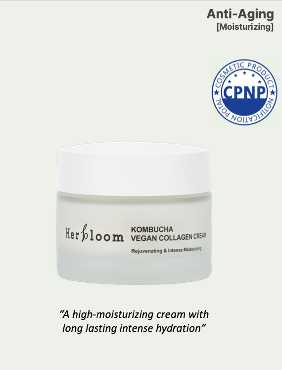 [Her bloom] Kombucha Vegan Collagen Cream, skin care.