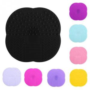 Hot sale silicone makeup brush cleaner mat beauty makeup clean tools makeup brush silicone cleaner