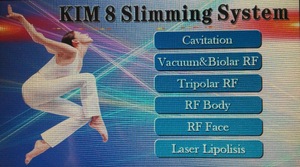 Hot selling CAVITATION +VACUUM+LASER MULTIPOLE RF Slimming system with good feedback form customers
