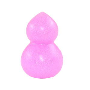 HOT SELLING Gel 3D Silicone Sponges Jelly Gourd Shape Glitter Sponge Makeup Tools