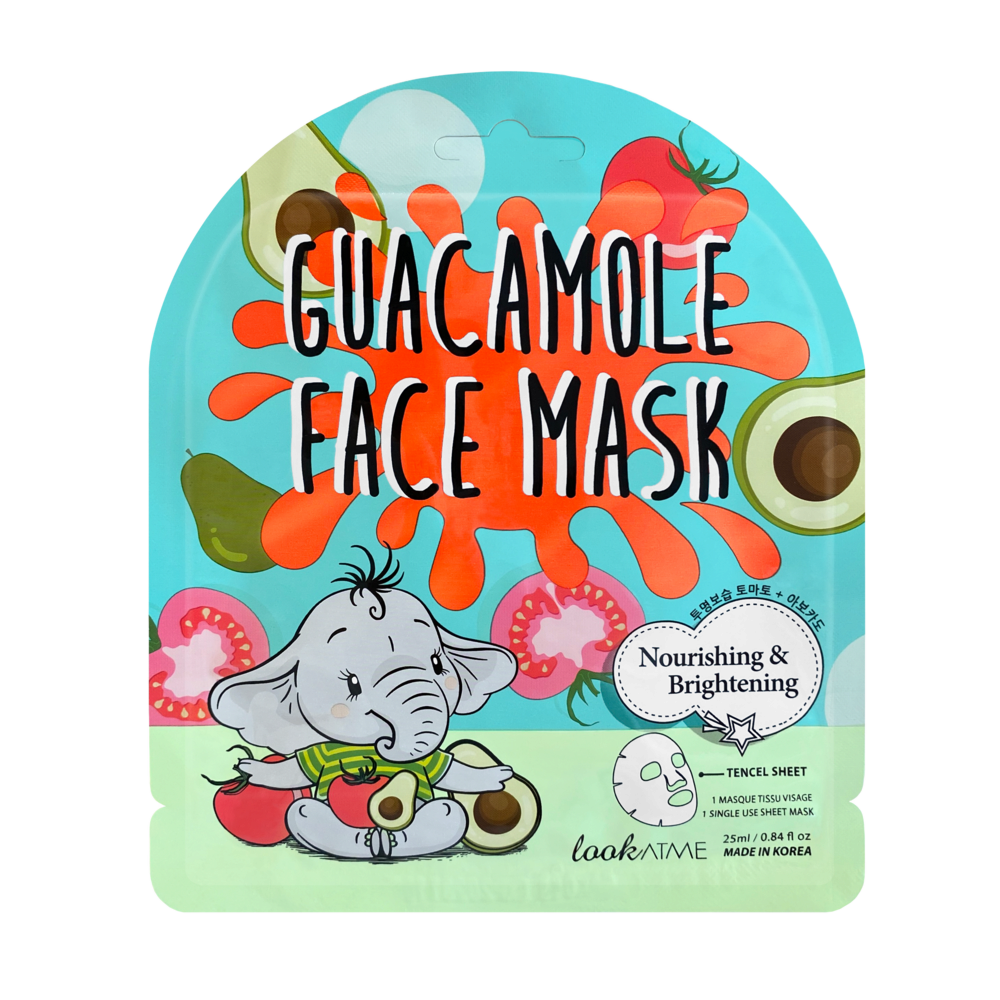 lookATME GUACAMOLE TENCEL FACE MASK