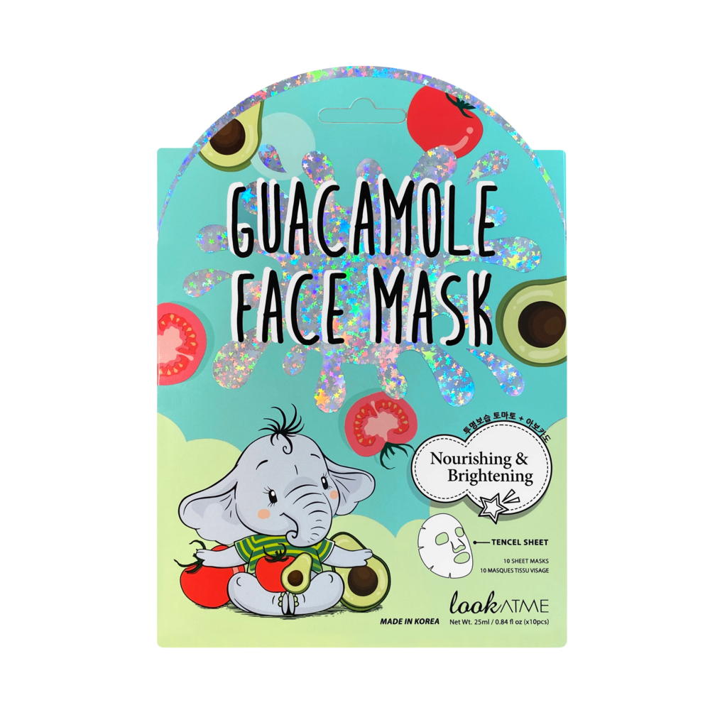 lookATME GUACAMOLE TENCEL FACE MASK