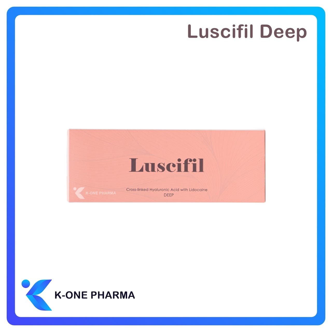 Luscifil Deep Dermal Filler Hyaluronic Acid Korean for facial lines, eye, nose, lips, cheek