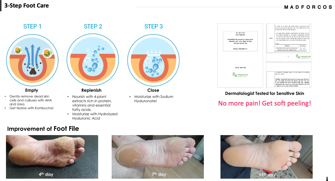 [Madforcos] Silky Smooth Foot Peeling Mask skin care