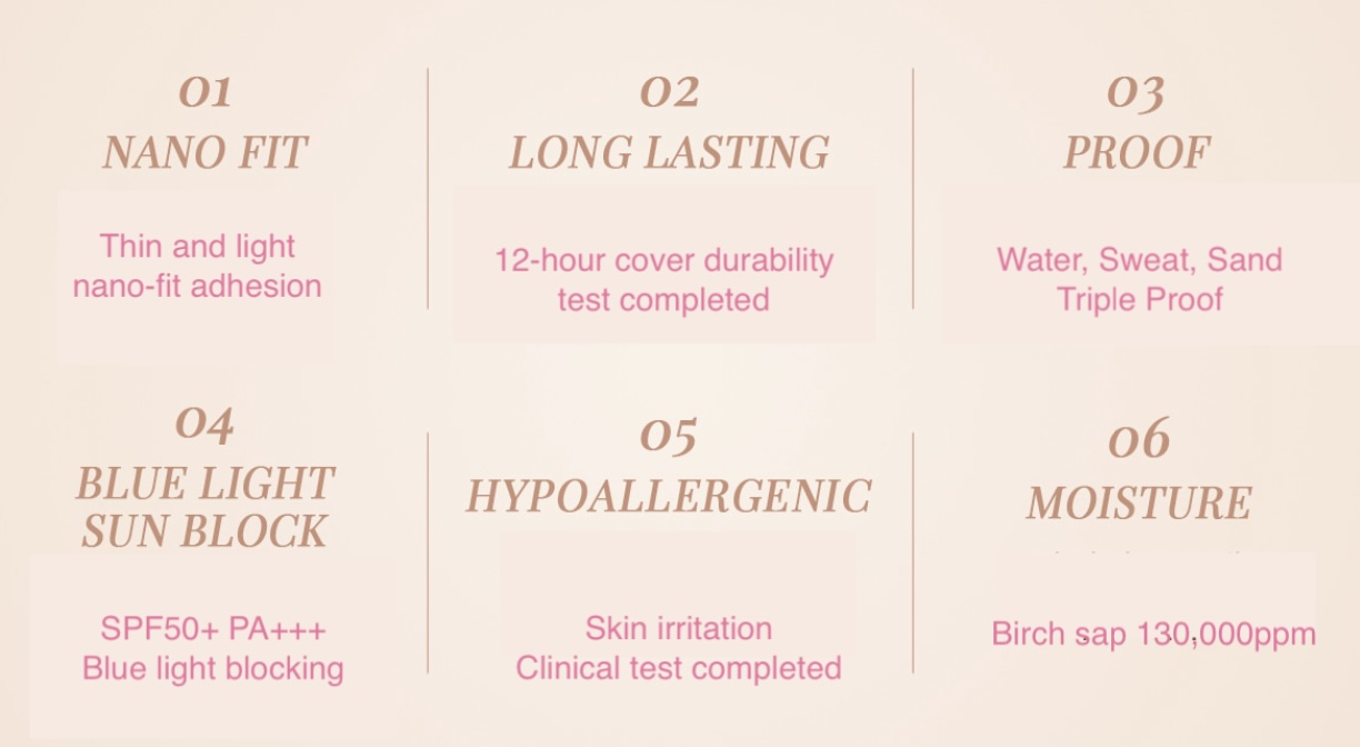 [Miba] nano fit proof cushion, skin care, make up