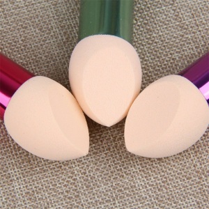 Minch Beauty Sponges Puff With Handle Shape Foundation Powder Puff Portable Candy Color Sponge Powder Puff Makeup Tools