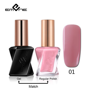 Nail Gel Factory Supply New 2PCS/SETS Gel Nailpolish Match Regular Polish Wholesale Fast Cure 15 ml Gelcolor