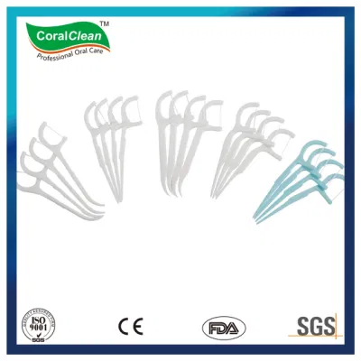 New Design 50 PCS Dental Flosspick Eco-Friendly Custom Logo