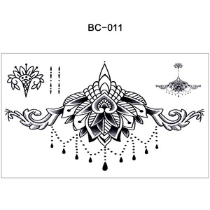 New Fashion Waterproof Magic Body Adhesive Temporary Tattoo Sticker