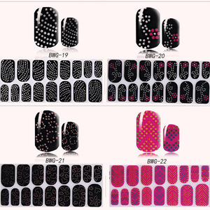 New nail art jewelry fashion 3D diamond nail art stickers stickers color paste DIY nail art a variety of styles stickers