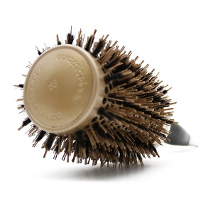 New Style Gold Salon Nylon Hairdresser Hair Beauty Styling Mix Boar Bristle Roller Brush Round Nylon Ceramic Hair Brush