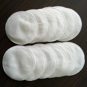 OEM round cosmetic pad face cotton pad