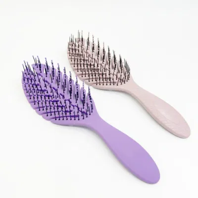 Private Brand Hair Style Brush Wheat Straw Brush Vent Brush for Curly Hair