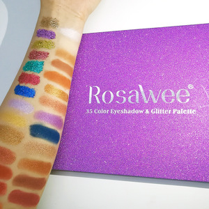 Private Label Cosmetics Makeup 35 Color Cardboard Eyeshadow Palette