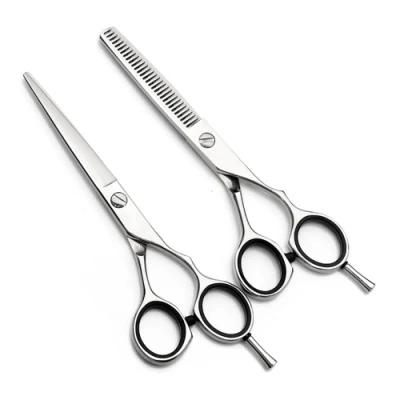 Professional Hair Cutting Custom Logo Salon Scissor Barber Thinning Shears Hairdressing