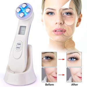 Professional RF 5 In 1 Micro current Facial Skin Tightening Lift Machine EMS RF Face Skin Lifting Device