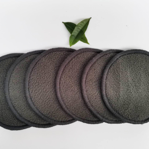 Reusable Eco Friendly Makeup Round Organic Bamboo Charcoal Cotton Pad