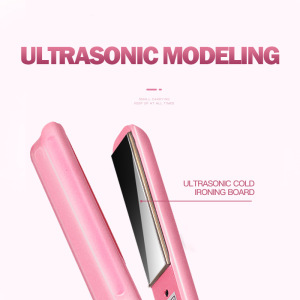 Ultrasonic Hair Straightener Professional Cold stamping Flat Iron Hair styling iron