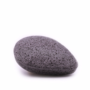 Various colors water drop shape 100% Pure natural konjac face sponge for facial cleaning