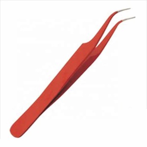 Wholesale Private Label Eyelash Extension Volume Tweezers Stainless Steel