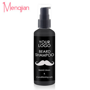 Wholesale Private Label man organic cleansing wash beard shampoo