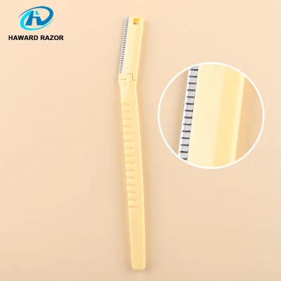 Women Disposable Customized Packing Eyebrow Razor Trimmer Set