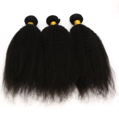 Xuchang Factory Wholesale Price Brazilian 100% Human Remy Hair Yaki Hair Hundles