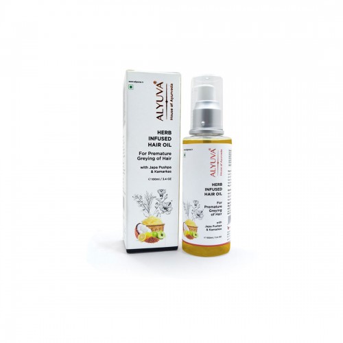Alyuva Hair Oil for Premature Greying of Hair 100ml