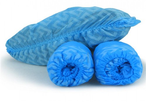 Non Woven Shoe Cover      disposable blue shoe