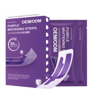 OEM/ODM Purple Whitening Strips Manufacturer | Private Label V34 Teeth Whitening Strips