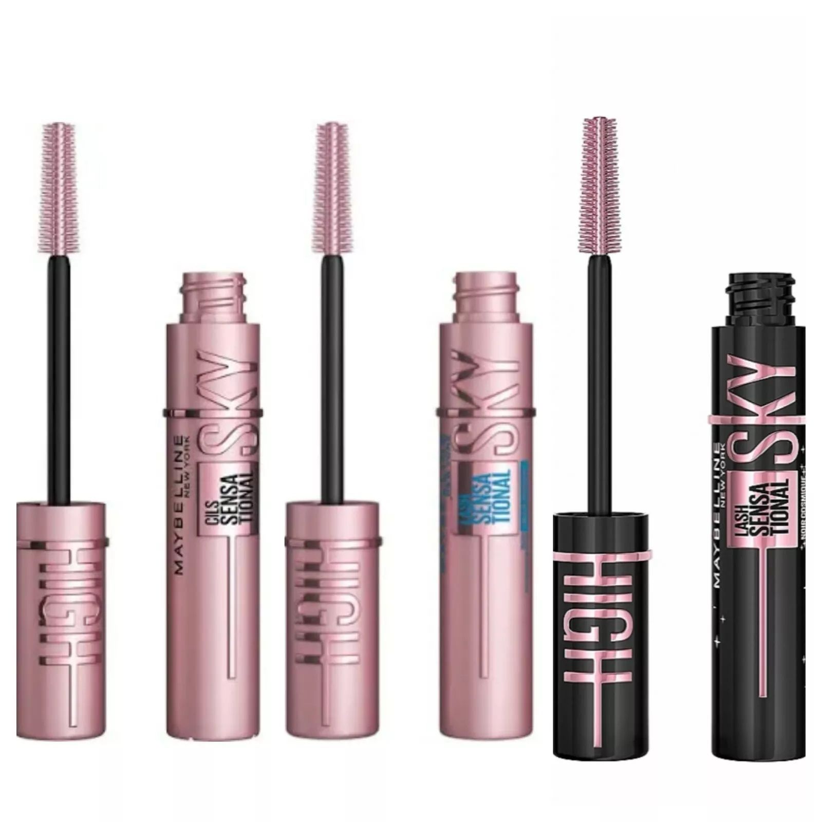MAYBELLINE Lash Sensational Sky High Very Black/Cosmic Black Mascara/True Brown