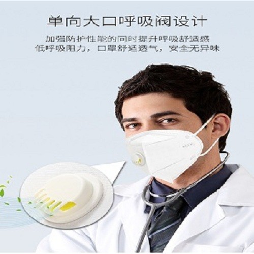 KN95 air valve mask spot dust-proof breathable industrial dust smog mouth and nose mask men and women protective disposable mask n95