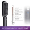 Hair Brush Straightener Hair Straightening Iron with Built-in Comb for Professional Salon at Home
