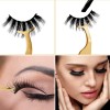 24 PCS False Eyelashes Applicator Tool Stainless Steel Eyelash Extension Tweezers Remover Clip Eyelash Tweezers ( Gold )