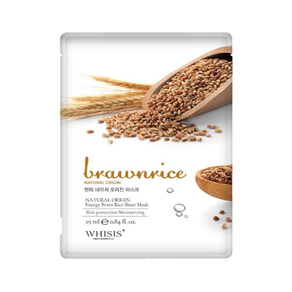 WHISIS Nature Origin Sheet Mask Brownrice