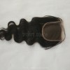 4x4 5x5 6x6 2x6 inch transparent/brown lace No tangle Remy brazilian virgin hair body wave lace closure