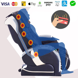 2019 GSM Credit Card Smart Commercial Coin Massage Chair/Shiatsu Credit Coin Operated Massage Chair