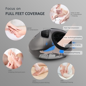 2021 new style electronic compression feet spa machine drop foot massager