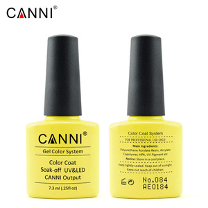 #30917 CANNI soak off 7.3ml color gel nail art cheap high quality canny soak off nail supply 240 colors led nail gel polish