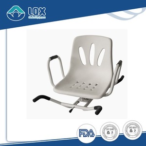 360 degree Stainless powder coated bath swivel chair