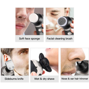 5 In1 Trimmer Set Multifunctional Rechargeable Electric Nose Hair Clipper Professional Beard Razor Haircut Cutting Machine