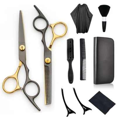 6 Inch Stainless Steel Hairdressing Scissors Cutting Barber Scissor Set