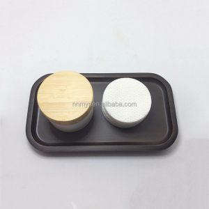 Bamboo cover Guanzi make-up remover, round cotton, low-cost custom trademark, free sample test.