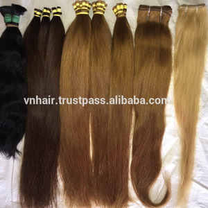 Best celler bulk hair bundles virgin human hair 100% natural unprocessed from Nguyen Thi Nhi household