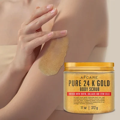 Best Selling Exfoliating 24K Gold Scrub Nature Deep Cleaning Whitening