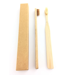 Biodegradable charcoal natural bamboo wood handle hotel adult bamboo toothbrush made in china