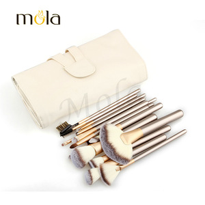 China supplier novelty set makeup 18 pcs best pro makeup brushes