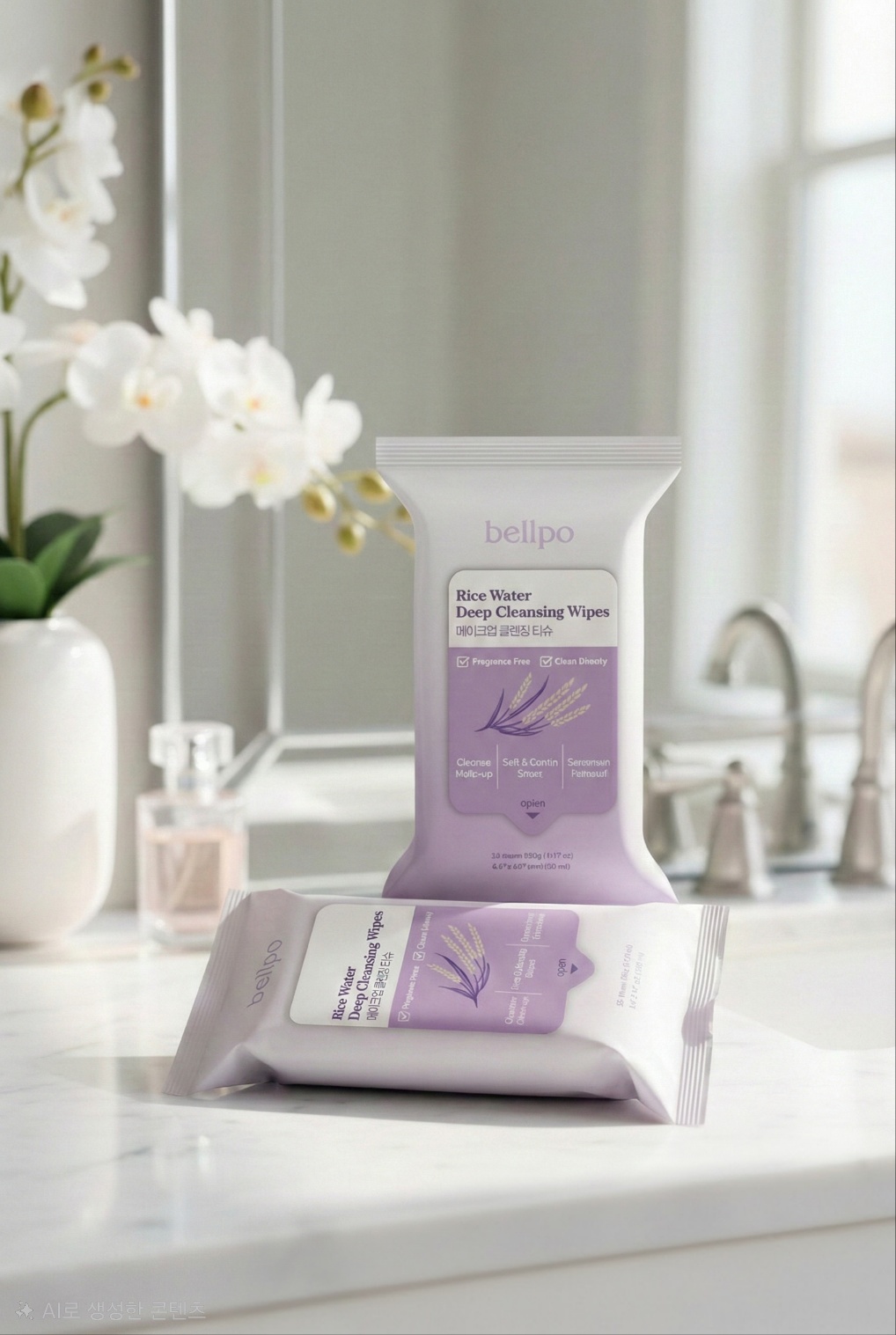 [Cleansing] Rice Water Deep Cleansing wipes (Make-up remover)